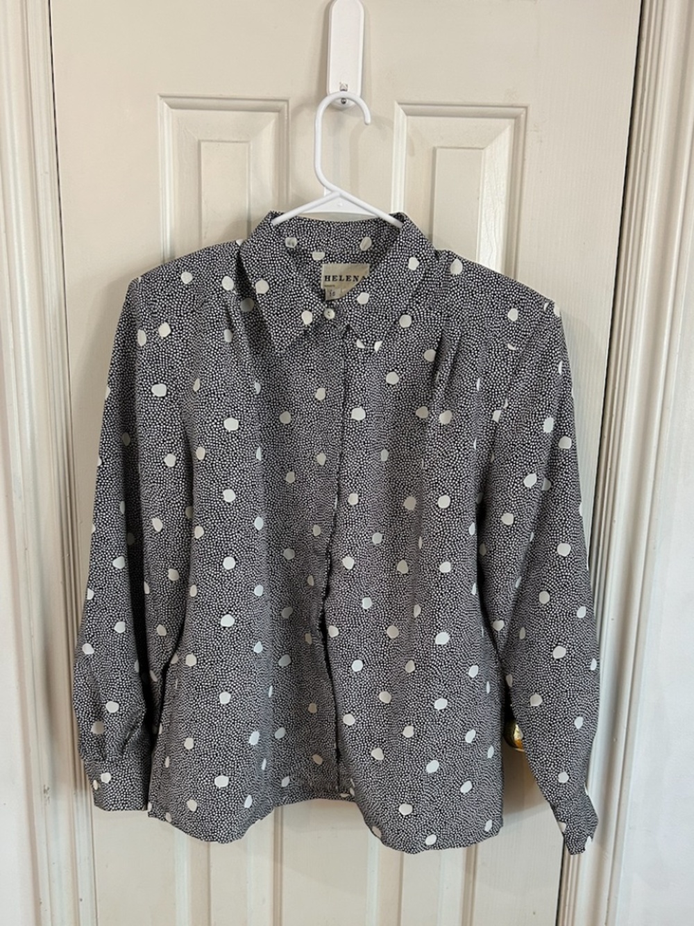 Vintage 80s button up polka dot * accepting offers